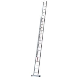 Euro-Profi Seilzugleiter 2-tlg. Mod. S312 - Sprossenanzahl: 2 x 17, Länge max.: ca. 9,15 m