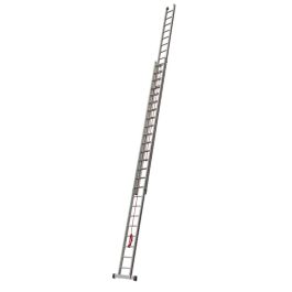 Euro-Profi Seilzugleiter 2-tlg. Mod. S312 - Sprossenanzahl: 2 x 24, Länge max.: ca. 11,65 m