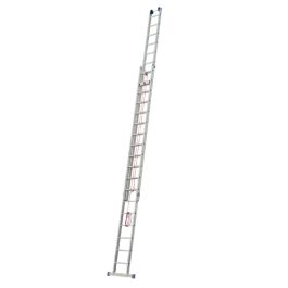 Goldpunkt Seilzugleiter Mod. 700 - Sprossenanzahl: 2 x 18, Arbeitshöhe max: ca. 9,84 m