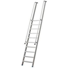 Profi Stufenleiter Mod. 222 mit 2 Handläufen - Stufenanzahl: 10, Länge: 3,80 m