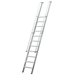 Profi Stufenleiter Mod. 222 mit 2 Handläufen - Stufenanzahl: 11, Länge: 4,08 m