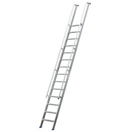 Profi Stufenleiter Mod. 222 mit 2 Handläufen - Stufenanzahl: 14, Länge: 4,92 m