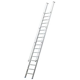 Profi Stufenleiter Mod. 222 mit 2 Handläufen - Stufenanzahl: 17, Länge: 5,76 m