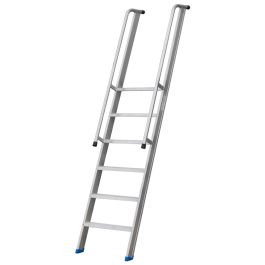 Profi Stufenleiter Mod. 222 mit 2 Handläufen - Stufenanzahl: 6, Länge: 2,68 m