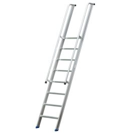 Profi Stufenleiter Mod. 222 mit 2 Handläufen - Stufenanzahl: 8, Länge: 3,24 m