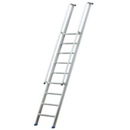 Profi Stufenleiter Mod. 222 mit 2 Handläufen - Stufenanzahl: 9, Länge: 3,52 m