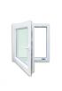 Kunststoff-Fenster weiß - Anschlagrichtung: DIN-rechts, Breite: 600 mm, Höhe: 900 mm