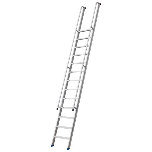 Profi Stufenleiter Mod. 222 mit 2 Handläufen - Stufenanzahl: 13, Länge: 4,64 m