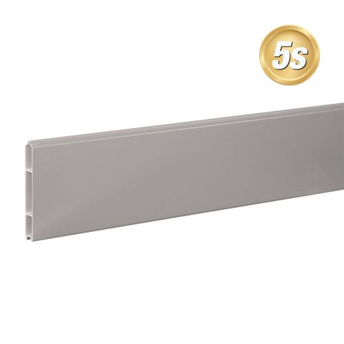 Alu Nut & Federprofil 150 x 20 mm - Farbe: dunkelgrau 5S, Länge: 250 cm