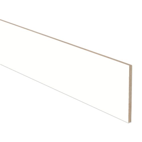 Design Setzstufe mit Holzkern 1200 x 200 x 12 mm, 4 Stück - Modell: weiß