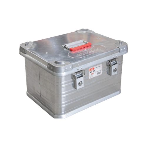 Alu Transportbehälter Mod. J - Außenmaß LxBxH: 432 x 335 x 267 mm, Rauminhalt: 29 l