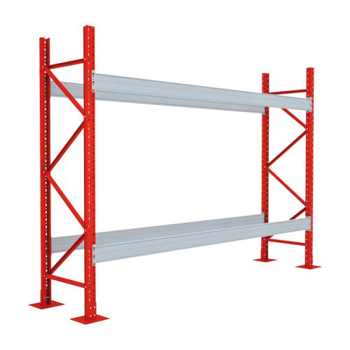 Palettenregal Mod. Max Heavy - Höhe: 2700 mm, Breite: 3600 mm, Tiefe: 800 mm