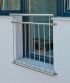 Französischer Balkon „Classic“ - Länge: 139 cm, Material: Edelstahl