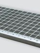 Edelstahl Gitterroststufen 30 x 30 mm - Breite: 1000 mm, Tiefe: 270 mm
