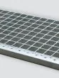 Edelstahl Gitterroststufen 30 x 30 mm - Breite: 1200 mm, Tiefe: 270 mm
