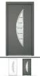 Aluminiumtür Mod. Luna - 1100 x 2100 mm (B x H)