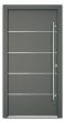 Aluminiumtür Mod. Saturn - 1100 x 2100 mm (B x H) - Farbe: anthrazit, Anschlag: DIN-rechts