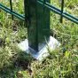 Erdspitze verstärkt, inkl. aufgeschw. Fußplatte für Mod. P & A