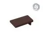 U-Profil Abdeckkappen stirnseitig für U-Profil: 20 mm - Farbe: schokobraun