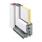 Kunststofftür Mod. Standard 2 - 1000 x 2100 mm (B x H), Anschlag: innen links - DIN links