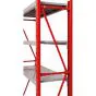 Schwerlastregal Mod. Industrie - Höhe: 2000 mm, Breite: 1205 mm, Tiefe: 500 mm