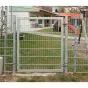 Rohrrahmenflügeltor 1-flügelig - Ausführung: verzinkt, Höhe: 203 cm, Durchgangslichte: 125 cm