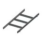 Alu Übergangsbrücke - Wangenfarbe: Edelstahloptik, Länge: 400 cm, Breite: 109 cm, Gitterrost: 30 x 30 mm