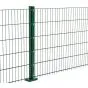 Doppelstabmattenzaun David 6/5/6 mm - Ausführung: grün beschichtet, Höhe: 43 cm, Länge: 251 cm
