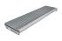 Gitterrost-Stufen 30 x 30 mm, feuerverzinkt, rutschhemmend - Breite: 1100 mm, Tiefe: 270 mm