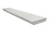 Aluminiumstufe rutschhemmend inkl. 2 Deckel und Schrauben - Ausführung: Edelstahloptik, Breite: 1200 mm, Tiefe: 270 mm