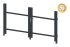 Alu Türrahmen 2-flügelig ohne Füllung (Profil: 63 mm) - Türhöhe: 940-1500 mm, Anschlag: links, Farbe: anthrazit 5S