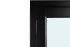 Fenster für WPC Gartenhäuser - Farbe: schwarz RAL 9005, Breite: 70 cm, Höhe: 79,5 cm, Aluminium