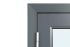 Fenster für WPC Gartenhäuser - Farbe: eisengrau RAL 7011, Breite: 90,5 cm, Höhe: 50,5 cm, Aluminium