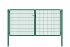 Rohrrahmentor Basic 2-flügelig - Ausführung: grün beschichtet, Höhe: 143 cm, Durchgangslichte: ca. 283 cm