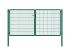 Rohrrahmentor Basic 2-flügelig - Ausführung: grün beschichtet, Höhe: 143 cm, Durchgangslichte: ca. 283 cm