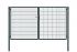 Rohrrahmentor Basic 2-flügelig - Ausführung: anthrazit beschichtet, Höhe: 163 cm, Durchgangslichte: ca. 283 cm