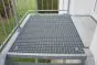 Edelstahl Gitterrostpodeste 30 x 30 mm - Länge: 1200 mm, Breite: 1000 mm