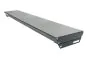 Aluminiumstufe rutschhemmend inkl. 2 Deckel & 2 Winkel und Schrauben - Ausführung: Anthrazit beschichtet, Breite: 1200 mm, Tiefe: 270 mm