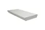 Aluminiumstufe rutschhemmend inkl. 2 Deckel und Schrauben - Ausführung: Edelstahloptik, Breite: 600 mm, Tiefe: 270 mm