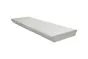Aluminiumstufe rutschhemmend inkl. 2 Deckel und Schrauben - Ausführung: Edelstahloptik, Breite: 800 mm, Tiefe: 270 mm