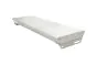 Aluminiumstufe rutschhemmend inkl. 2 Deckel & 2 Winkel und Schrauben - Ausführung: Natur, Breite: 800 mm, Tiefe: 270 mm