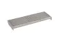 Gitterrost-Stufen 30 x 30 mm, Edelstahl, rutschhemmend - Breite: 1000 mm, Tiefe: 270 mm