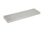 Lochblechstufen in Aluminium, rutschhemmend - Breite: 1000 mm, Tiefe: 260 mm, Höhe: 58 mm