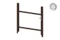 Alu Türrahmen 1-flügelig ohne Füllung (Profil: 63 mm) - Flügelhöhe: 940-1500 mm, Anschlag: rechts, Farbe: schokobraun