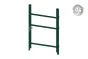 Alu Türrahmen 1-flügelig ohne Füllung (Profil: 63 mm) - Flügelhöhe: 1400-2000 mm, Anschlag: links, Farbe: grün