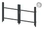 Alu Türrahmen 2-flügelig ohne Füllung (Profil: 85 mm) - Türhöhe: 940-1500 mm, Anschlag: links, Farbe: anthrazit