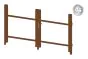 Alu Türrahmen 2-flügelig ohne Füllung (Profil: 63 mm) - Türhöhe: 940-1500 mm, Anschlag: links, Farbe: braun