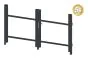 Alu Türrahmen 2-flügelig ohne Füllung (Profil: 63 mm) - Türhöhe: 940-1500 mm, Anschlag: links, Farbe: anthrazit 5S