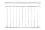 Französischer Balkon „Classic“ - Länge: 139 cm, Material: Stahl verzinkt