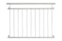 Französischer Balkon „Classic“ - Länge: 151 cm, Material: Edelstahl